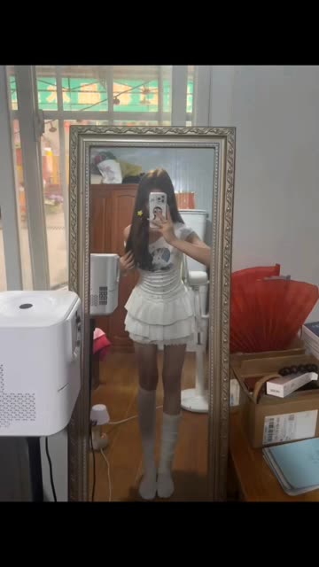 穿的漂亮实在是太开心了🤍🐰🤭🈺 #狮子 #正常穿搭 #小裙子 #一七零