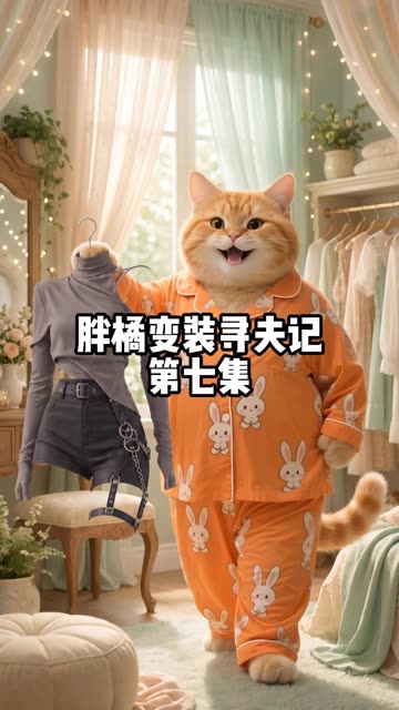 胖橘变装寻夫记7 #AI创想家计划 #大胖橘猫 #会做饭的猫 #悬疑 